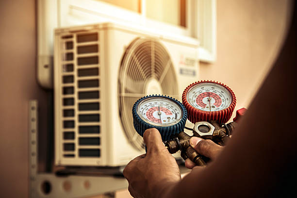 Professional Hvac Repair technician working in Belding, MI